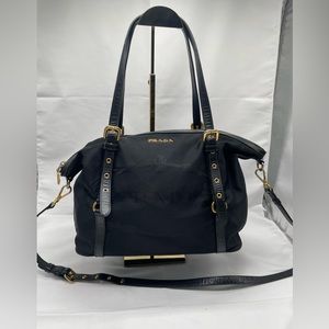 Prada nylon tessuto two-way bag